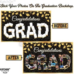 Congratulations Graduation Photo Banner – Xtralarge, 72×44 Inch | Personalized..