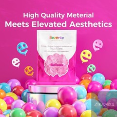 Rainbow Balloons 100 Pack – 12″ Bright Latex Balloons for Party Decorations