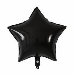 Astronaut 9th Birthday Party Foil Balloons Black Number Star Set