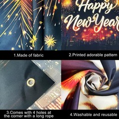 KatchOn, XtraLarge Happy New Year Banner – 72×44 inches, York City