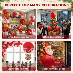 LovesTown 4PCS Large 36inch Red Giant Balloons for Wedding Engagement Graduation