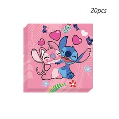 88 Pcs Pink Stitch Party Supplies – Banners, Plates, Cups, Tissues & Decor for B
