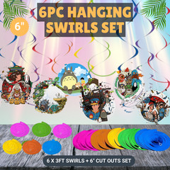 GHIBLI STUDIO Party Supplies happy birthday centerpiece decoration cup plate