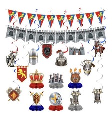 Medieval Knight Party Decorations Table Scene Setter Cutouts Banner