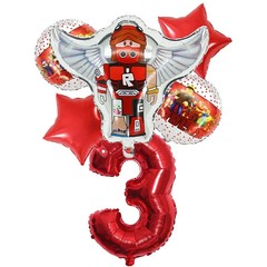 Robot Game Theme Balloon 6pcs Set For Birthday Decoration And Fast Shipping USA