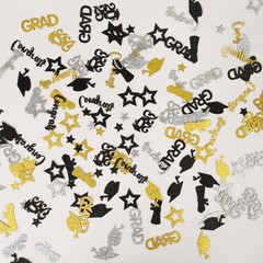 100 PCS Graduation Certificate Done Doctoral Cap Party Table Confetti