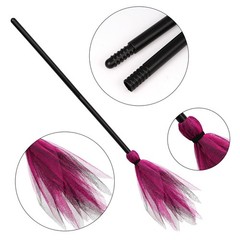 3 Pcs Halloween Witch Broom Plastic Witch Broomstick Kids Cosplay Props