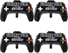 Reusable Game Controller Balloons – Fun 4 Pack for Boys & Girls Birthday Parties