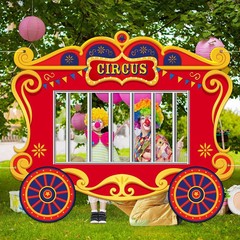 Circus Party Decorations Carnival Cage Shaped Photo Backdrop Circus Photo Boo…