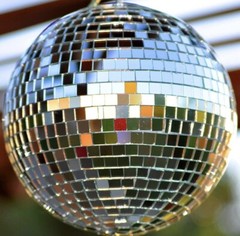 8″ Disco Ball Hanging Mirror Disco Ball with Hanging Ring for Party and Decorati