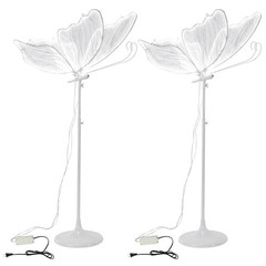 2 Pack Wedding Butterfly Floor Lamp Decorations Easy To Install for Party