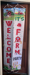 Farm Party Cloth Banners