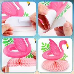 Adecortalk 12 Pcs Summer Beach Honeycomb Centerpieces Pool Party…