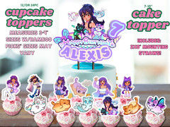 amanda adventurer Cake Party Supplies happy birthday centerpiece decoration gift
