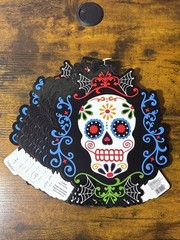 Black & Bone Sugar Skull Day Dead Halloween Party Decoration Cutout Lot Of 17