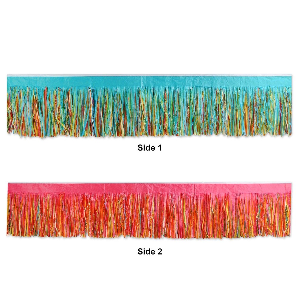 Beistle Multi-Color Tissue Fringe Drape – General Occasion | Party Supply