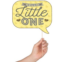 Baby Shower Photo Booth Props – 41-pc Photo Booth Kit with 8 x 10-Inch Sign, …