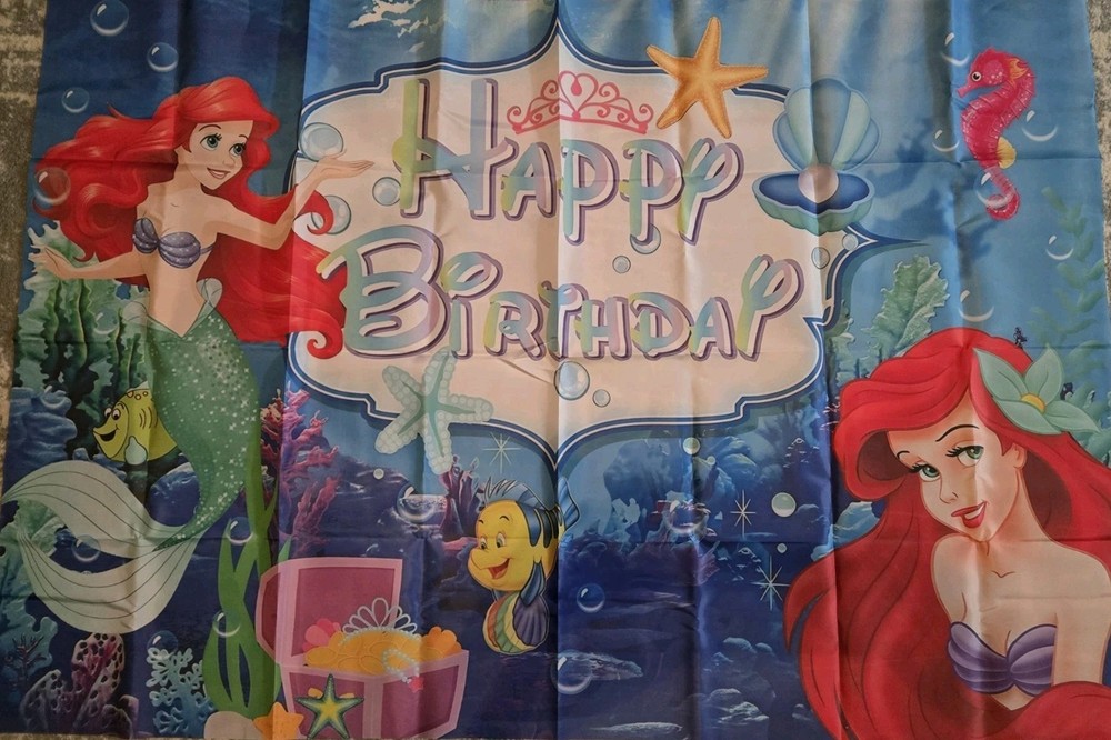 Mermaid Party Pack For 30 Guest With A 58×39 Inch Banner