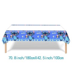 103PCS Stitch Theme Party Supplies Set – Banner, Balloons, Stickers, Cake Topper