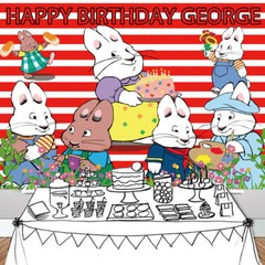 Max and Ruby Personalised Custom Banner Backdrop Party Supplies Birthday Gift