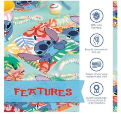 Lilo and Stitch Birthday Party Decorations for 16 | Banner, Tablecloth,…