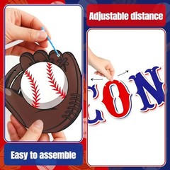 Baseball Party Decorations Baseball Concessions Banner Triangle Bunting