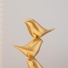 Anding Gold Bird Statue Decorative Accessories, Modern Home Decoration, Bird …