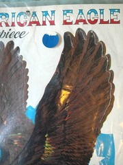 NOS Sealed 1970s Beistle American Eagle Patriotic Centerpiece Shippensburg PA US