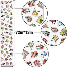 Sneakers Party Decorations Sneaker Table Runner Man Game Sports Themed