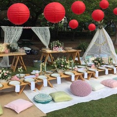 Traditional Chinese Red Paper Lanterns – 6 Pack for Birthdays & Anniversaries