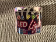 Happy Birthday LED Lights Colourful Multi-Coloured LED Battery Birthday Decor