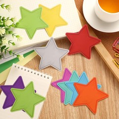 Star Cutouts Bulletin Board Paper Assorted Colors DIY Craft Rustic 3.5 In 108PCS