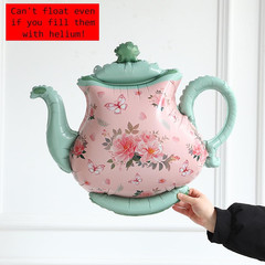 Tea Party Decorations 139Pcs Pastel Tea Party Balloon Arch Garland Kit with Pink