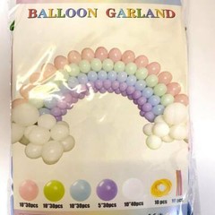 Rainbow Arch Kit DIY Latex Balloon Garland for Birthday Baby Shower Party