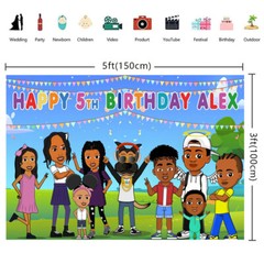 Jools TV Personalised Custom Banner Backdrop Party Decor Birthday Gift 5x3ft