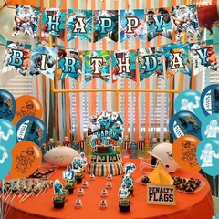 Dolphins Party Decorations,Dolphins Birthday Party Supplies Includes Banner -…