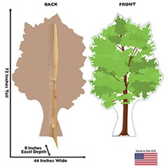 TREE 6 Feet Tall CARDBOARD CUTOUT Standup Standee Poster Nature Prop FREE SHIP