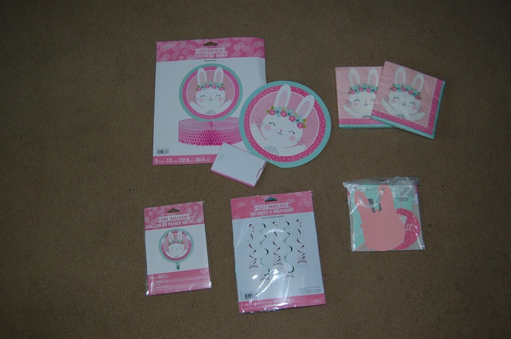 1st Birthday Bunny Party Decorations