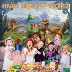 Good Dinosaur Personalised Custom Banner Backdrop Party Supplies Birthday Gift