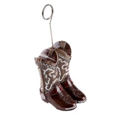 Beistle Cowboy Boots Photo/Balloon Holder Party Accessory (1 count)