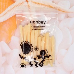Honbay 20PCS Lifelike Simulation Plastic French Fries Small, Yellow
