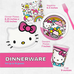 Hello Kitty Birthday Decorations & Party Supplies | Hello Kitty Plates and Napki