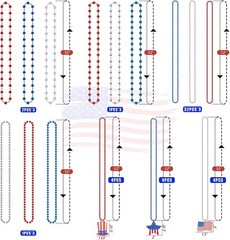 Festive 120PCS Necklaces: Perfect Party Favors for July 4th and Memorial Day