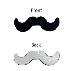 36 Pieces Fake Mustaches Beard, Adhesive Costume Novelty Mustache Fiesta Part…