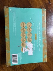 Kate & Milo Baby Monthly Milestone Marker Discs – Classic Cursive 1-Pack