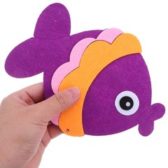 12Pcs Fish Wall Decor Reusable Nonwoven Fabric Coastal Beach Fish Ornaments