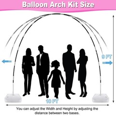 Balloon Pump, 260 Pcs Electric Balloon Pump Kit 110V 600W Dual Nozzles Portable