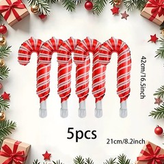 Christmas Candy Cane Foil Balloons Party Holiday New Year Xmas Tree Decorations