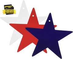 Patriotic Star Cutouts ⭐️⭐️⭐️⭐️⭐️