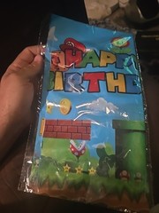 Super Mario Birthday Party Table Cloth 70″x42″ New Party Supply